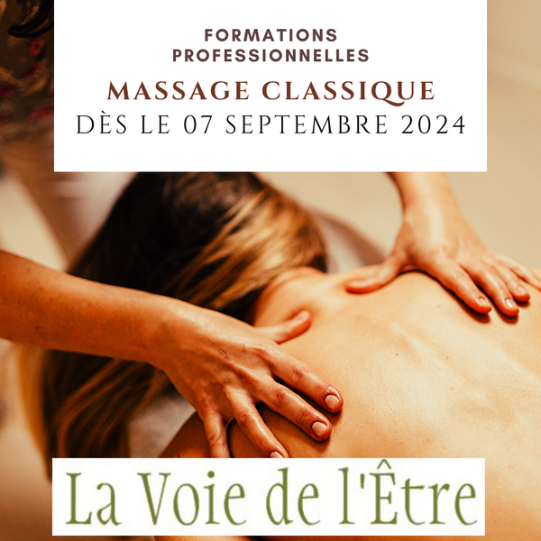 Massage Classique - 250 heures - Cycle 2